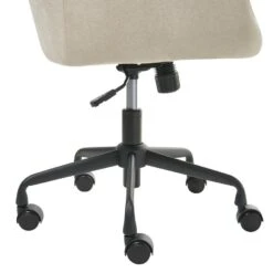 PALMDALE - Bureaustoel - Beige - Fluweel -Leen Bakker Winkel b5a43c52658946d38d61612f744c2dff