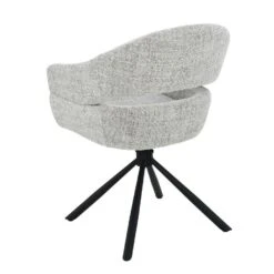 Eetkamerstoel Lichtgrijs Stof - Zithoogte 51cm - Linn - Set Van 2 -Leen Bakker Winkel b5bffef2f71d4c669e044d778986cadd