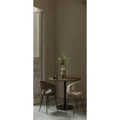 WOOOD Yossi Eetkamerstoelen Met Metalen Koper Poot - Zand - Set Van 2 -Leen Bakker Winkel b9ba0bdec8d54e12b0a98ca89bae78f9