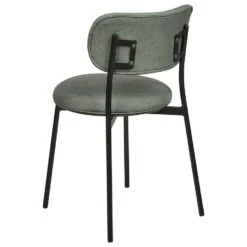 CASEY - Eetkamerstoelen Set Van 2 - Groen - Polyester -Leen Bakker Winkel ba4f1db80e544fe78e70f8f0cf0e1bcb