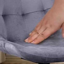 CLP Eetkamerstoel Merna Zwart Frame - Fluweel - Donkergrijs -Leen Bakker Winkel beaa0b65a59945828653273b3f43d8a9