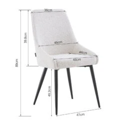 Eetkamerstoelen Set Van 4 Oscar Bruin Stof -Leen Bakker Winkel bebdc0b63aeb4819bf3da19b5779751a 1