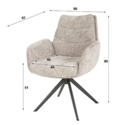 Fraaai - Zac Armstoel Lounge - Rich Zand -Leen Bakker Winkel bf9f668f04ce4908ac730f43f24f0260