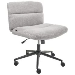 CATLIN - Bureaustoel - Lichtgrijs - Bouclé 17 CATLIN - Bureaustoel - Lichtgrijs - Bouclé -Leen Bakker Winkel bff7507ed6f94c4eaf914604f126aee5