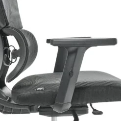 OMEGA - Bureaustoel - Zwart - Mesh -Leen Bakker Winkel c0010b3c4aa24016b2236dd66086db75