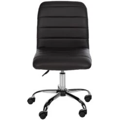 CLP Bureaustoel Redding Chroom Frame - Kunstleer - Bruin -Leen Bakker Winkel c1283739d1b34004b29f67a5fa2f5d38