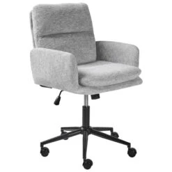 CONSTANTIA - Bureaustoel - Lichtgrijs - Polyester -Leen Bakker Winkel c2a450795e184286b280323dad5a3732