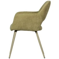 WOOOD Jenny Eetkamerstoelen - Polyester - Sage - Set Van 6 -Leen Bakker Winkel c2b0eca687224fdfb2ea90643cbd321f