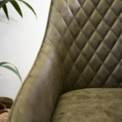 Industriële Draaibare Bureaustoel Emily Groen - 64,50x60x84 Cm - Stof - Groen -Leen Bakker Winkel c301be4fa72f4cc29769a339f007d9ec