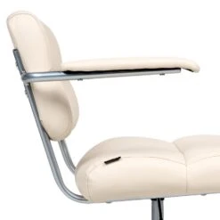 CANDOR - Bureaustoel - Off-white - Kunstleer -Leen Bakker Winkel c4c7d00bc68442b281b60e0178f34c06