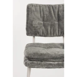 Eetkamerstoel Grijs Stof - 52,5x44x80,5cm - Franck - Set Van 2 -Leen Bakker Winkel c5bbd01629584b88884f489b10b1505e