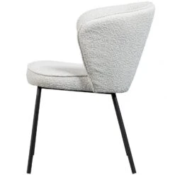 WOOOD Admit Eetkamerstoelen - Bouclé - Naturel - Set Van 2 -Leen Bakker Winkel c83e9c0f40004021af6245cc34910692