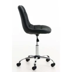 CLP Bureaustoel Emil Chroom Frame - Stof - Zwart -Leen Bakker Winkel cb4ec97b1e4443bca673793a086df3a3