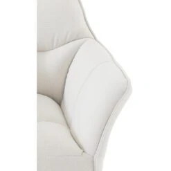 CLP Lounger Damaso Zwart Frame - Stof - Wit -Leen Bakker Winkel cd36b3bb411243e481a640fd51cbfec6