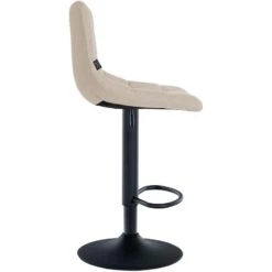 CLP Set Van 2 Barkruk Jerry Zwart Frame - Stof - Creme -Leen Bakker Winkel cd9f3118b0354005a98128b7fcd37d3e