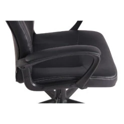 CLP Bureaustoel Elbing Zwart Frame - Kunstleer - Zwart/zwart -Leen Bakker Winkel ce479b9841164b61b5a09d21bbbf302b