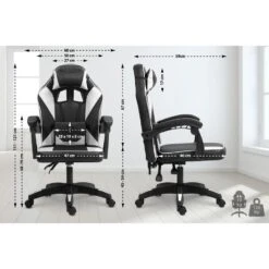 CLP Bureaustoel Orkney Zwart Frame - Kunststof - Zwart/wit -Leen Bakker Winkel cf142e69c01b4455995bb7657c15665b