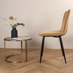 DS4U - Gaby Eetkamerstoel Velvet Goud -Leen Bakker Winkel cfd63220202041c782a6b37d786d6e88