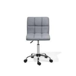 Beliani Bureaustoel MARION - Grijs Polyester 8 Beliani Bureaustoel MARION - Grijs Polyester -Leen Bakker Winkel d2b8eef6d17e4a1688605e936ffac369