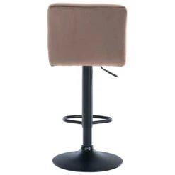 CLP Barkruk Peru Zwart Frame - Fluweel - Bruin -Leen Bakker Winkel d2f66f5bb7f7460485e106eb923951cd