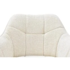 CLP Eetkamerstoel Scott Zwart Frame - Stof - Creme -Leen Bakker Winkel d47a61c958b645ad8674adf9520c04fb