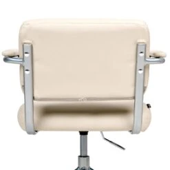 CANDOR - Bureaustoel - Off-white - Kunstleer -Leen Bakker Winkel d4a2c6fd11674449a22155c20d2a1986