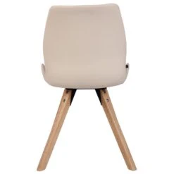 CLP Eetkamerstoel Luna Natura Frame - Kunstleer - Creme -Leen Bakker Winkel d4ede45ce63a4bfd94dee28c735aa7f0