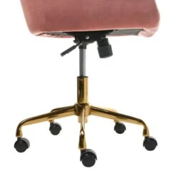 PALMDALE - Bureaustoel - Roze - Fluweel -Leen Bakker Winkel d51eb73085e4432196b1ef4d8e5a99aa