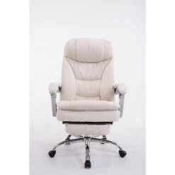 CLP Bureaustoel XL Troy Chroom Frame - Stof - Creme 11 CLP Bureaustoel XL Troy Chroom Frame - Stof - Creme -Leen Bakker Winkel d5aa1a8dd4f64f23beb1f63c4f1a5595