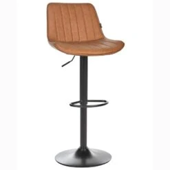 DUBROVNIK - Barkruk Set Van 2 - Bruin - Kunstleer -Leen Bakker Winkel d60653a78ba44c888e38c366d7ec9350