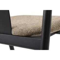 Eetkamerstoel Bruin/Zwart Eikenhout - 52x59x76,6cm - Relate - Set Van 2 -Leen Bakker Winkel d6b6901396ac49ee8db32a2179d0122f