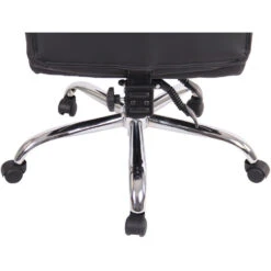 CLP Bureaustoel Oxygen Chroom Frame - Kunstleer - Zwart -Leen Bakker Winkel d84ba7c5a9144a61baada70e43f512ad