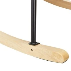 OULU - Schommelstoel - Bruin - Polyester -Leen Bakker Winkel d8cf38565b43490f8e94174cc8d2aaf7 3