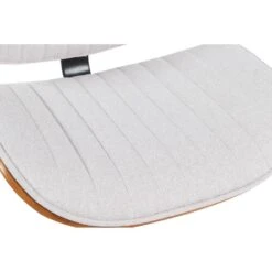 CLP Barkruk Clawson Chroom Frame - Stof - Walnoot/creme -Leen Bakker Winkel dbbf987c5ab14bd68698cc0be0e983ad