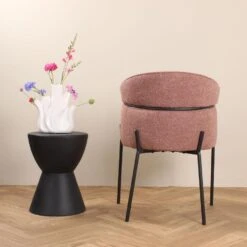 DS4U - Mira Eetkamerstoel Boucle - Roestbruin -Leen Bakker Winkel dce1c243e0714f8bb341e7ec9b6d7833