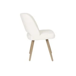 Eetkamerstoel Wit Stof - Zithoogte 48cm - 59,5x53x83,5cm - Yves - Set Van 2 -Leen Bakker Winkel dd9dad89cfa441e2a7491bc875e26612