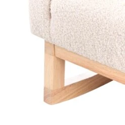 NORBY - Schommelstoel Voor Kinderen - Lichtbeige - Bouclé -Leen Bakker Winkel de525604670a44fcbdcbfae0db2c4f15