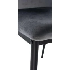 CLP Set Van 4 Eetkamerstoel Savino Fluweel - Grijs -Leen Bakker Winkel dfaa20bcdc8d4ee482a61702723c3358