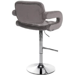 CLP Barkruk Dublin Chroom Frame - Fluweel - Grijs -Leen Bakker Winkel e0cfb14fc8464c71994ee6e51785e9c4