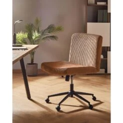 GEDDES - Bureaustoel - Goudbruin - Corduroy -Leen Bakker Winkel e30145aa6a614d3da7a8e777037b043a