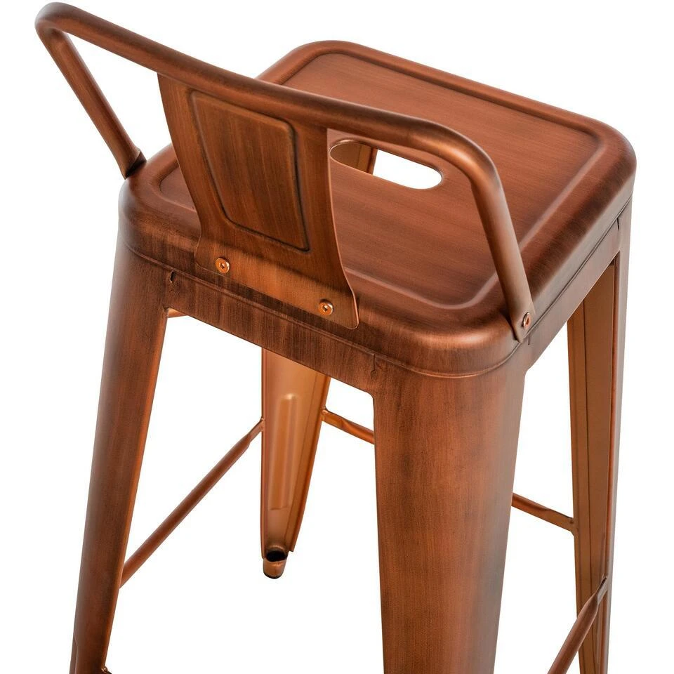 CLP Barkruk Mason Natura Frame - Metaal - Koper 7 CLP Barkruk Mason Natura Frame - Metaal - Koper - Afbeelding 5