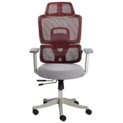 ALLY - Bureaustoel - Donkerrood/Grijs - Stof 11 ALLY - Bureaustoel - Donkerrood/Grijs - Stof -Leen Bakker Winkel ebe0279bd96843aa934e70797efcaa4a