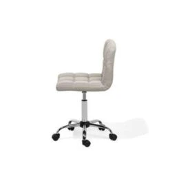 Beliani Bureaustoel MARION - Beige Polyester -Leen Bakker Winkel ec098e113f0e44c8b37b56b0b2cddc0e