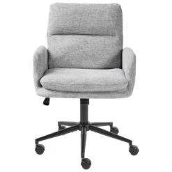 CONSTANTIA - Bureaustoel - Lichtgrijs - Polyester -Leen Bakker Winkel ee73addb0d5848da8c827f5df1e06278