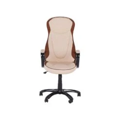 Beliani Bureaustoel FELICITY - Beige Kunstleer -Leen Bakker Winkel efd1afe8824c47a096778fbd658b540e