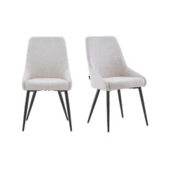 Furnihaus Eetkamerstoelen Set Van 4 Oscar Boucle Beige -Leen Bakker Winkel f0d9cce8146a49f9a32563f5fda9a4e6