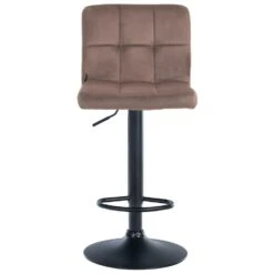 CLP Barkruk Peru Zwart Frame - Fluweel - Bruin -Leen Bakker Winkel f1817f16ebf644f086151df95ae16a60