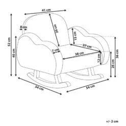 SKARE - Schommelstoel Voor Kinderen - Lichtblauw - Bouclé 15 SKARE - Schommelstoel Voor Kinderen - Lichtblauw - Bouclé -Leen Bakker Winkel f1cc61223dc94ee3bbb00c07d656098e