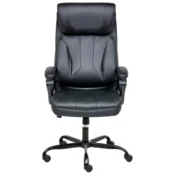 PROUD - Bureaustoel - Zwart - Kunstleer -Leen Bakker Winkel f251170164d543899948a04c11ff323f