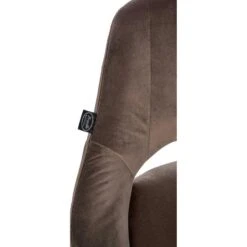 CLP Barkruk Milet Zwart Frame - Fluweel - Bruin -Leen Bakker Winkel f251f4d9ff87497c88d0b1c2dc96872c